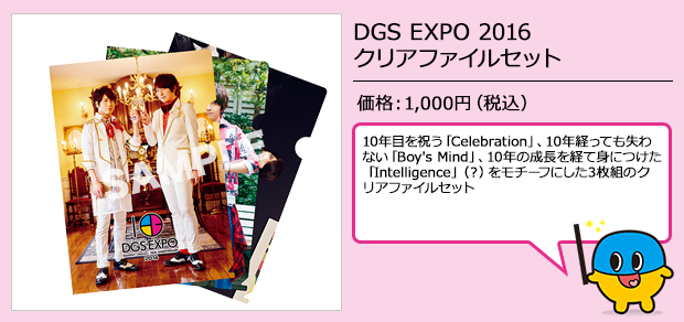 DGS EXPO　クリアファイルセット